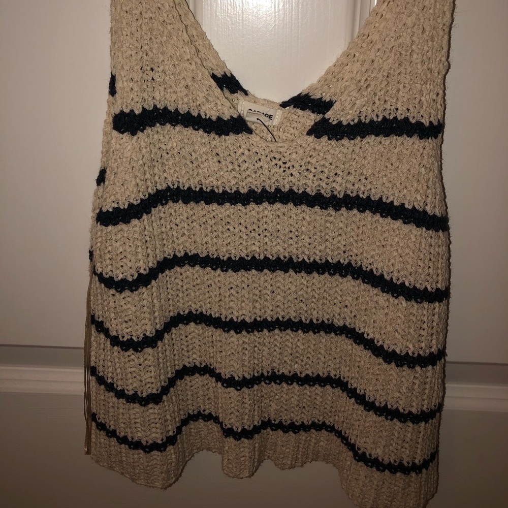 Garage knitted tank top